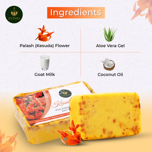 Jivtara Kesuda Ayurvedic Bath Soap – Pimple-Free, Clear & Radiant Skin