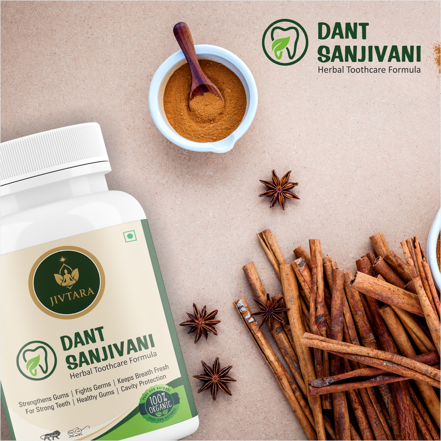 JIVTARA DantSanjivni – Herbal Care for Stronger, Healthier Teeth
